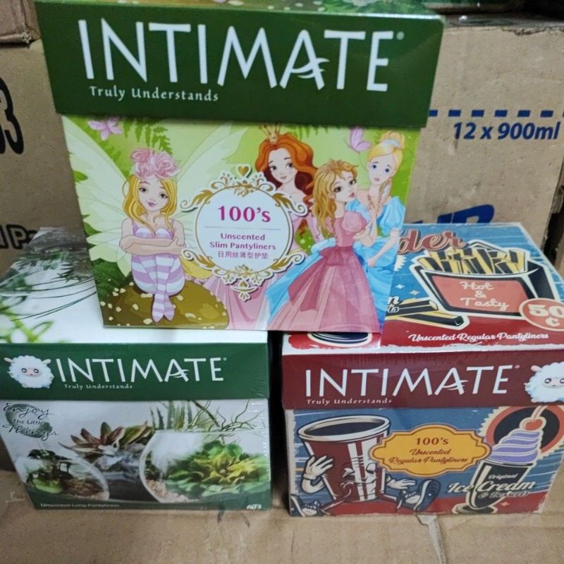 Intimate SLIM-100's/ Regular-100's / LONG -60's Box Unscented