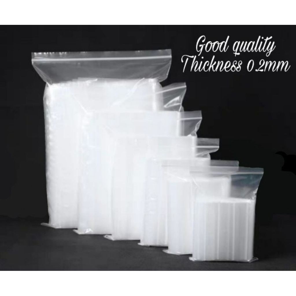 Small Plastic Zipper Bag Thick 0.12mm Ziplock Pill Packaging