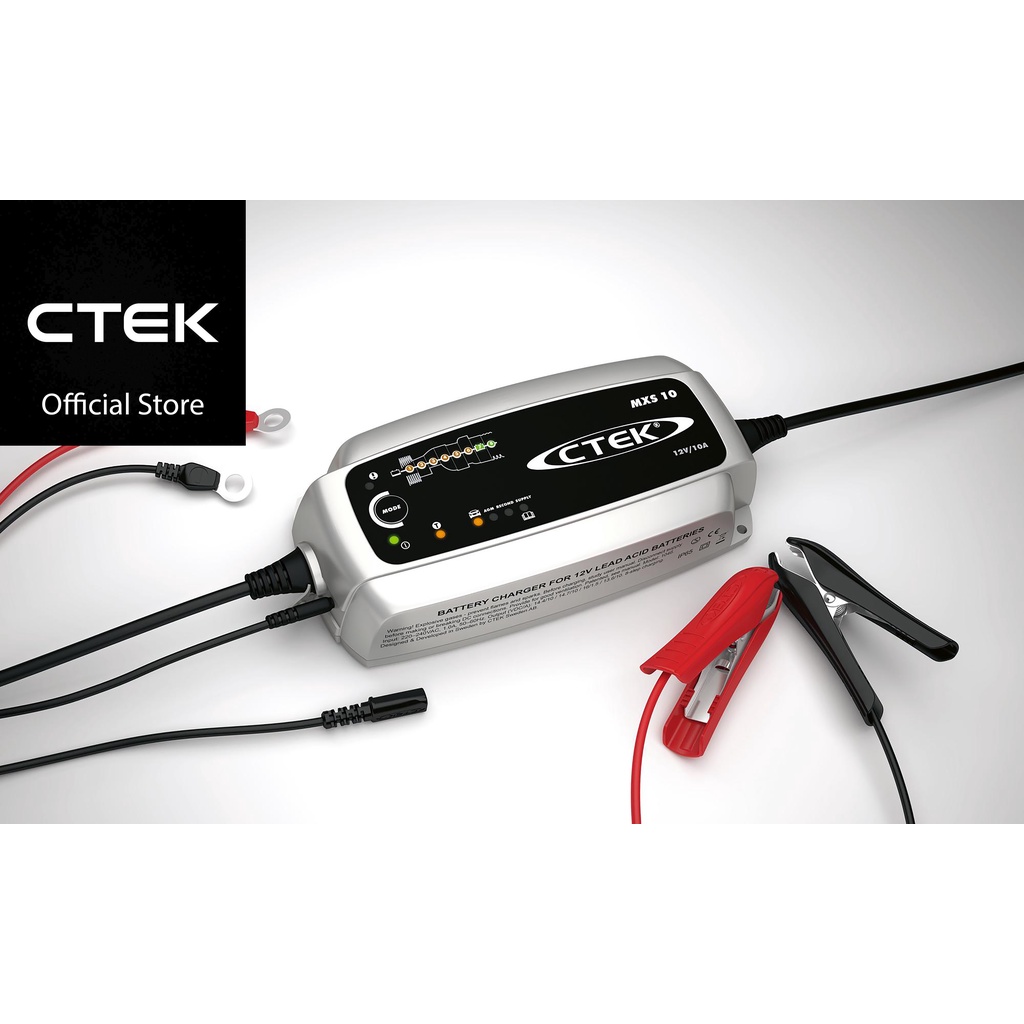 CTEK MXS 10 / CHARGER LEAD ACID / IP65