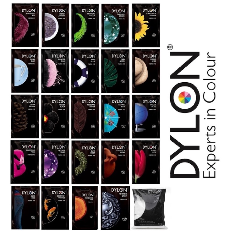Dylon Fabric Dye Terracotta Brown 50g - Hand Fabric Dye - Craft