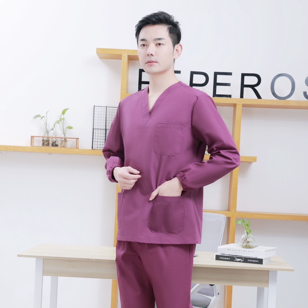 Lavander Scrub Suit Set – Cutton Garments