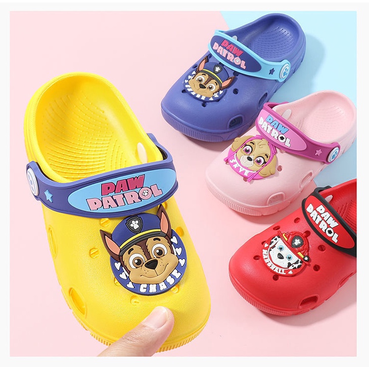 Girls paw hot sale patrol crocs