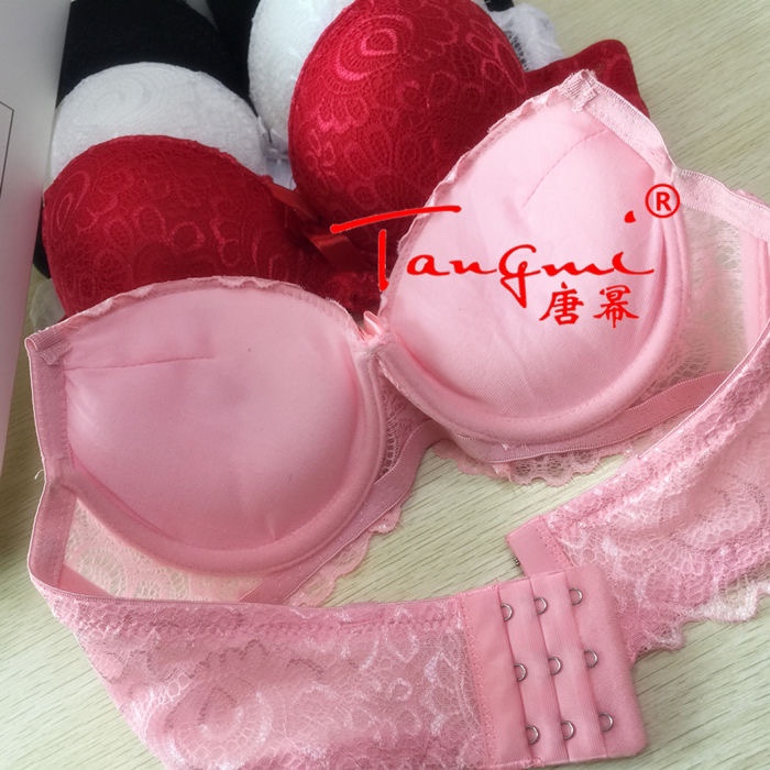 Bras Wireless Push Up Seamless Bras Full Coverages Bras Clearance Strapless  Underwear Women's Non-slip Gathering Summer Collection Pair Breast Small  Chest Traceless No Underwire Front Buckle Bra Set 