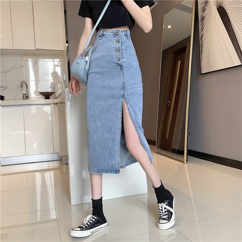 Jean skirt clearance korea