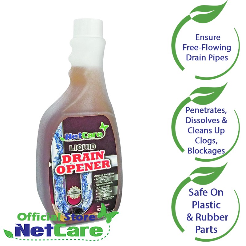 NETCARE Drain Opener Cleaner Liquid (530ml)