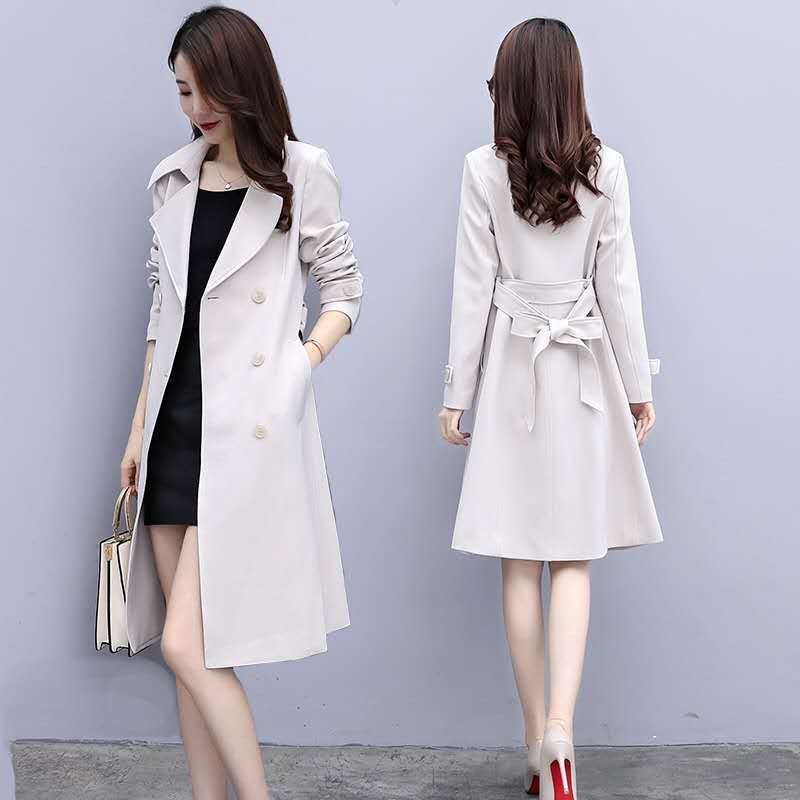 White trench hot sale coat women