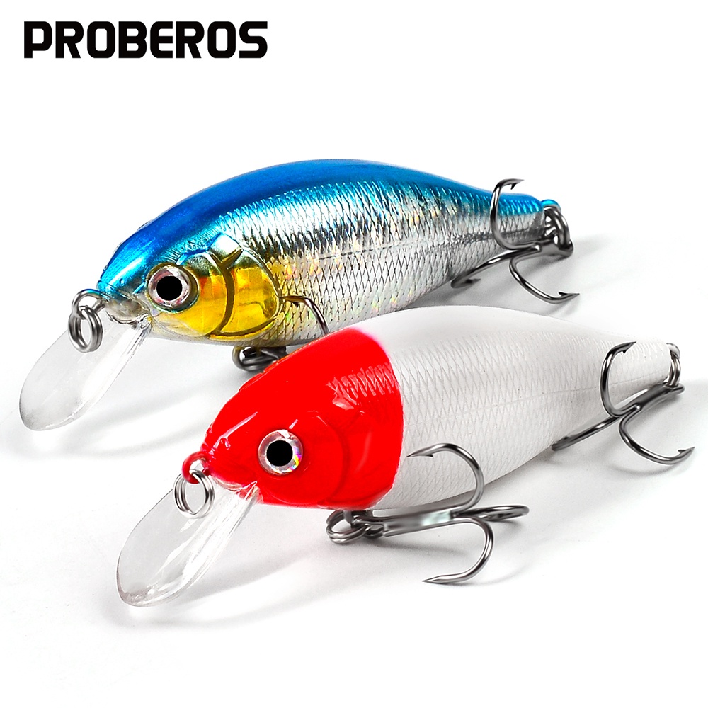 10pcs Mini Artificial Lure Bait Set, Realistic Design Micro Crankbait With  Single Barbed Hook For Topwater Bass Fishing Tackle