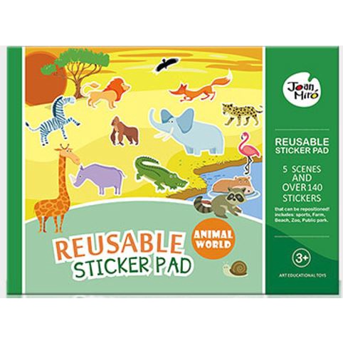 Reusable Stickers Park Animals