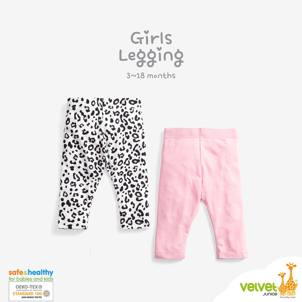 Set of 2) Velvet Junior Baby Girl Leggings