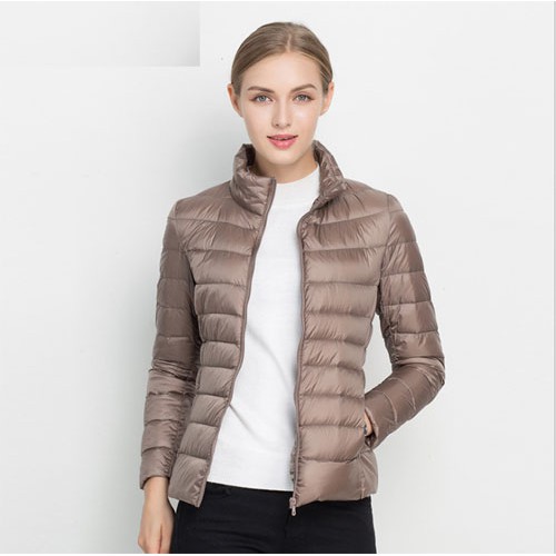 Women Ultra Light Duck Down Jacket Winter Jacket A Series Without Hood |  Shopee Singapore