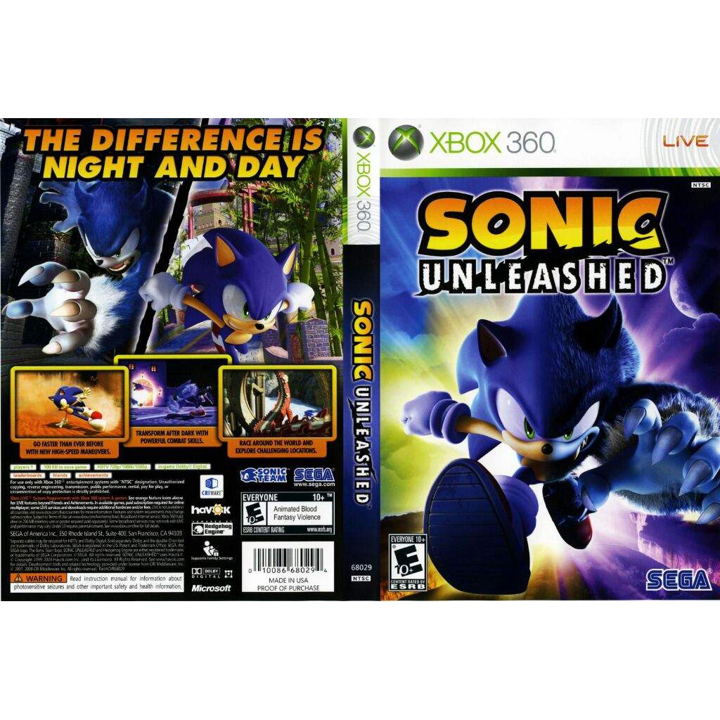 Sonic Unleashed - Xbox 360 - Interactive Gamestore