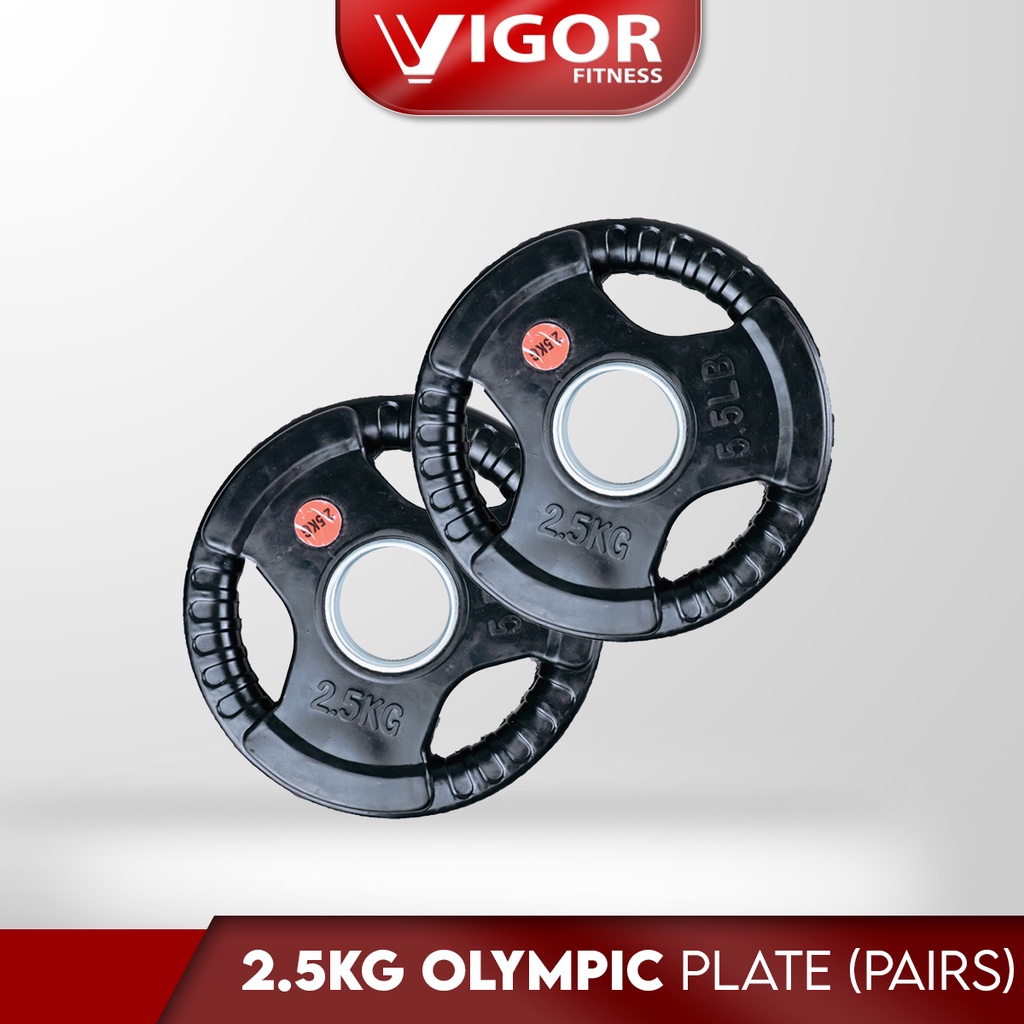 Vigor Fitness Olympic Weight Plate 2.5kg x 1 Pairs Shopee