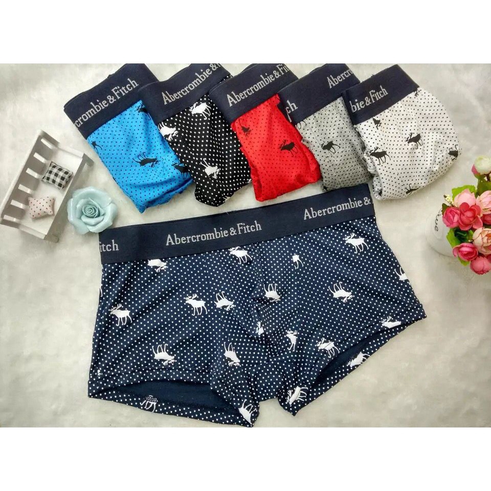 Men's Fashion Polka Dot Cotton Casual Underwear Boxer