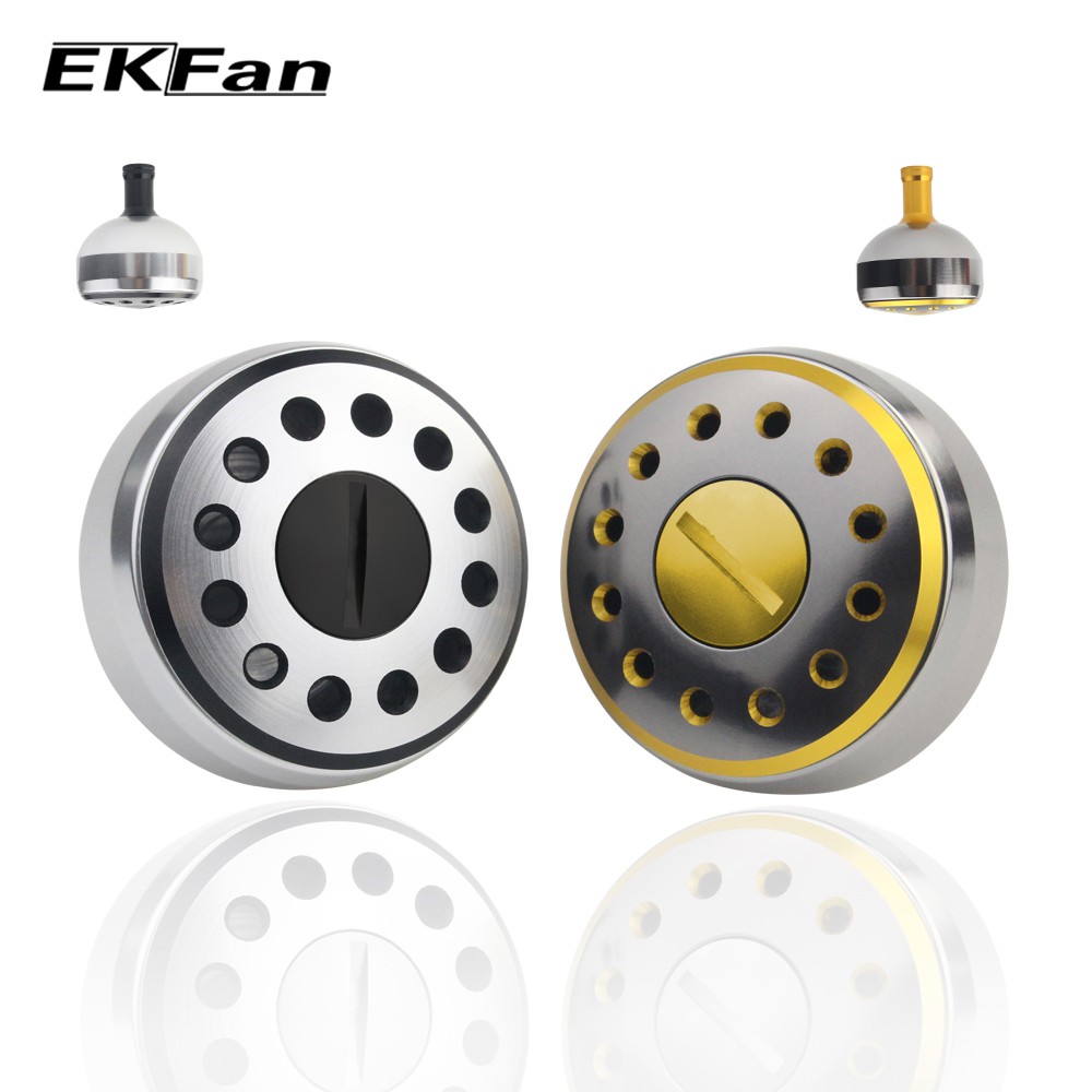 EKFan Suitable for daiwa Shimano Diameter 32mm/35mm/38mm Alloy Alluminum Fishing  Handle Knob For Bait Casting Spining Reel Fishing Reel