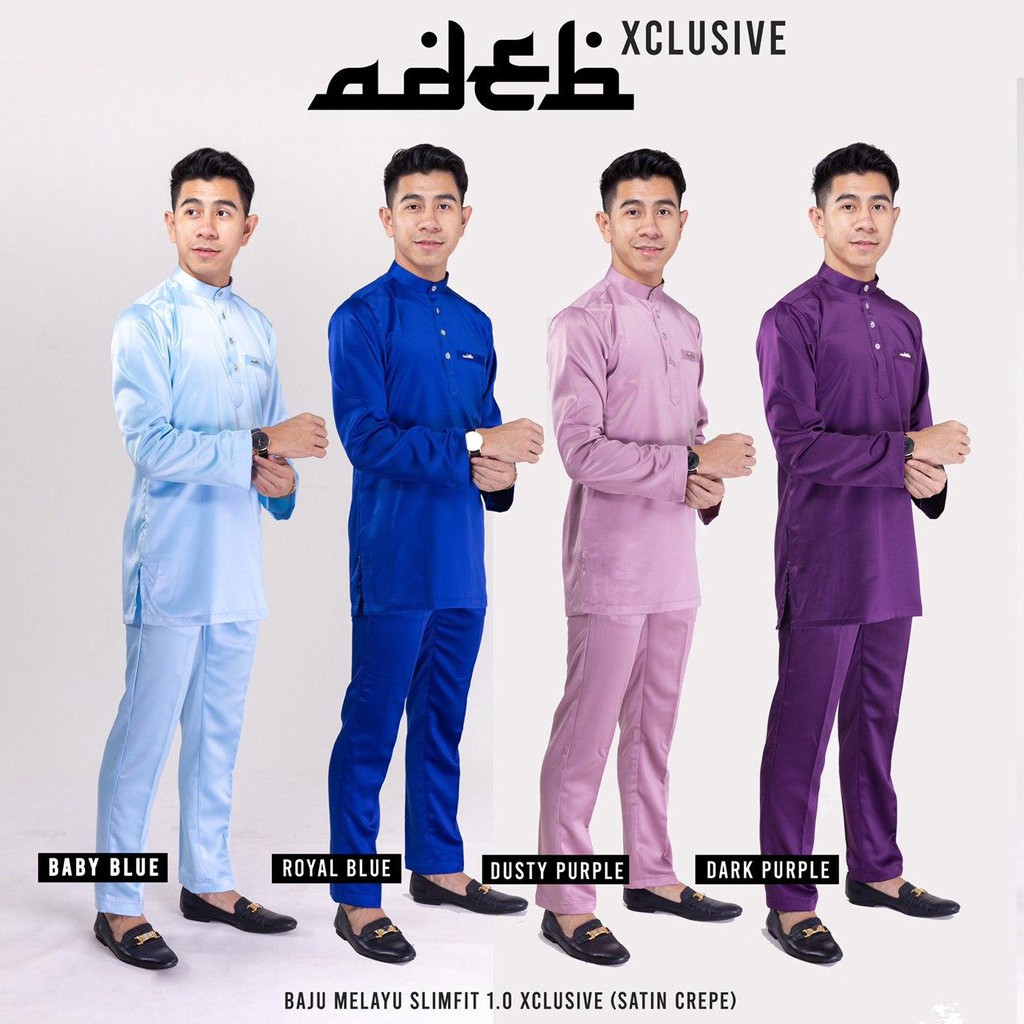 Baju melayu sale lelaki slim fit