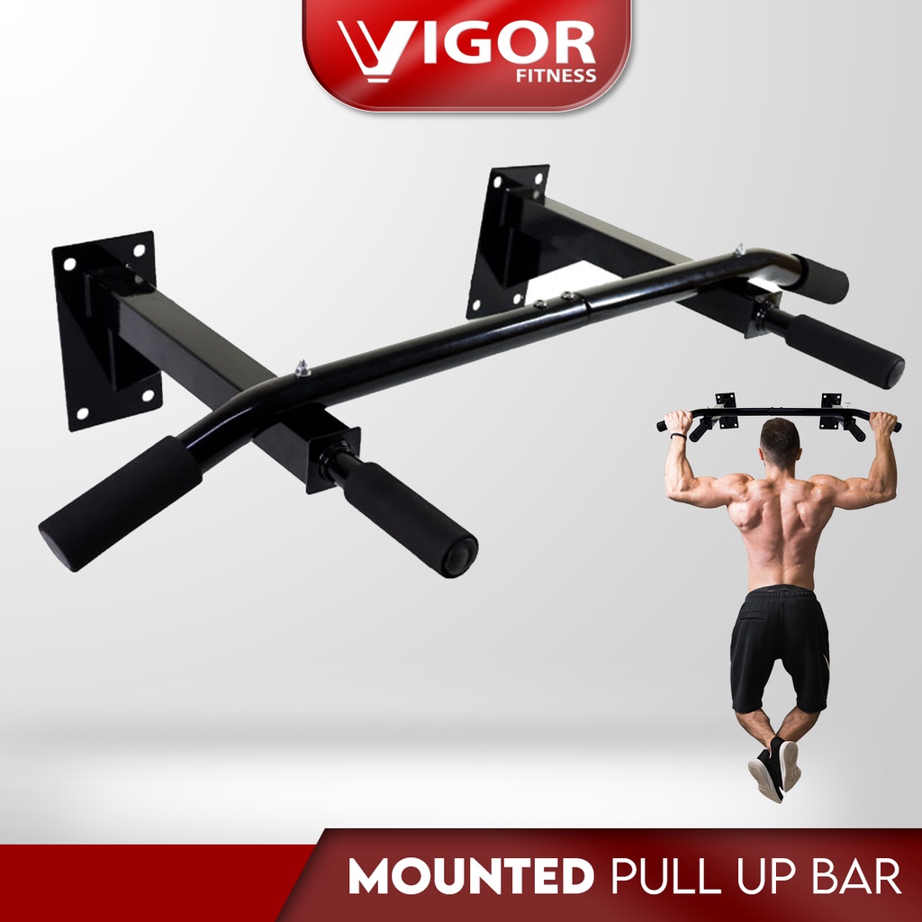 Vigor Fitness Wall Mounted Pull Up Bar Chin Up Bar Shopee Singapore