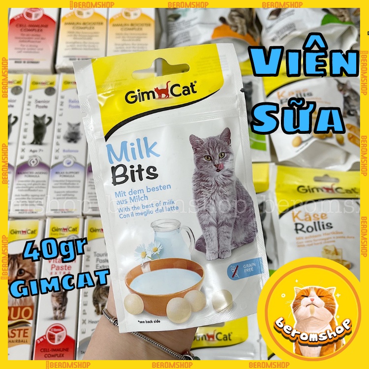 Gimcat MILKBITS MILK PILLS FOR CATS 40G IMPORTED IN GERMANY EXTREMELY CHEAP PRICE Shopee Singapore