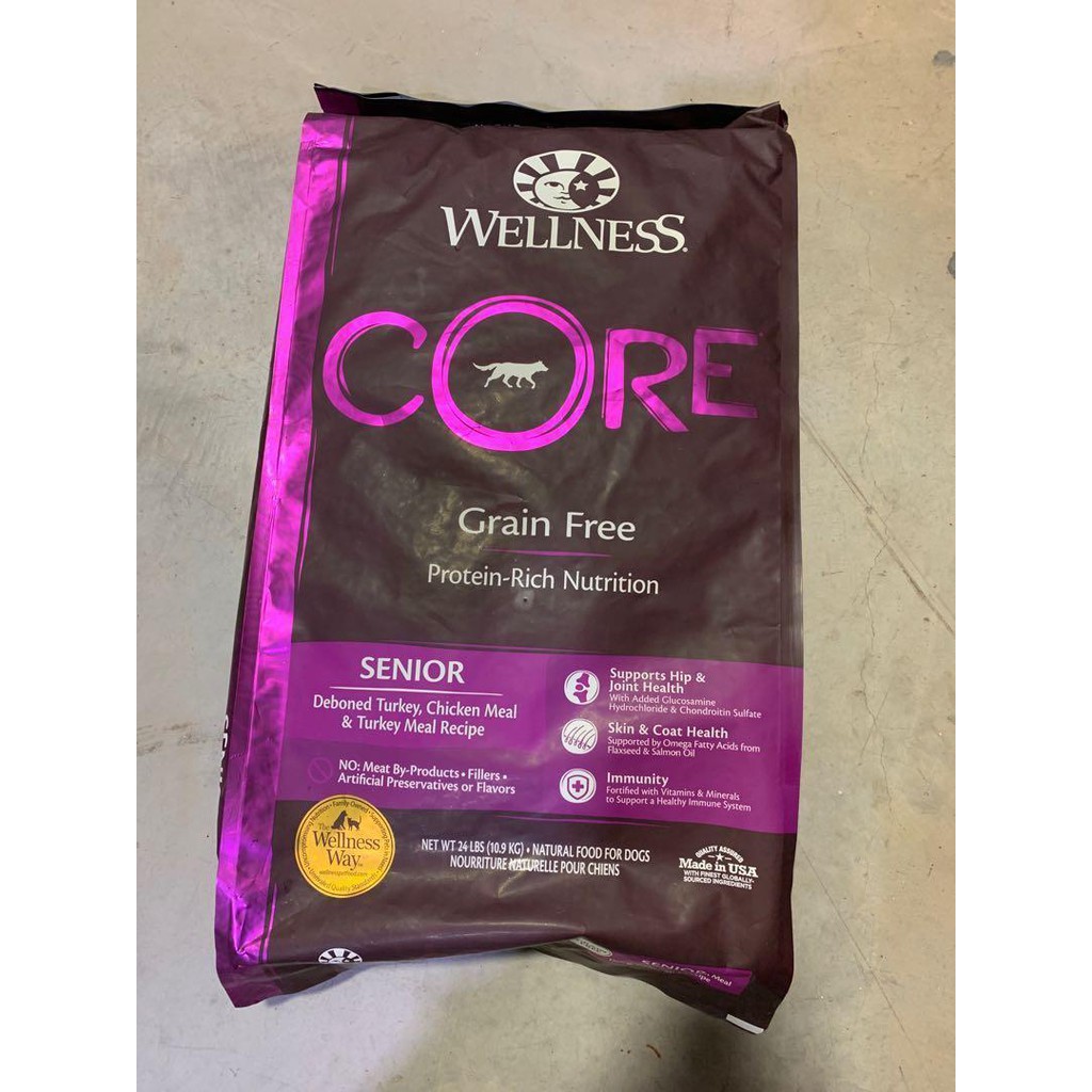 Core senior dog outlet food