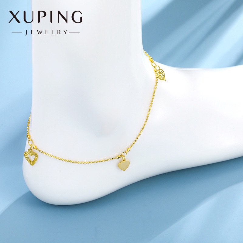 24k deals gold anklet