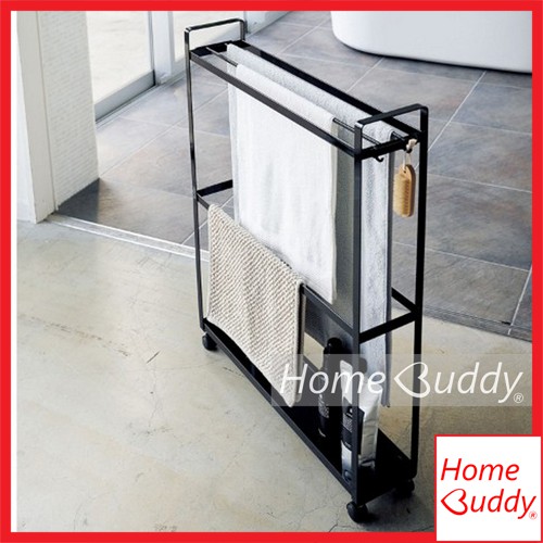 Towel rack on wheels hotsell