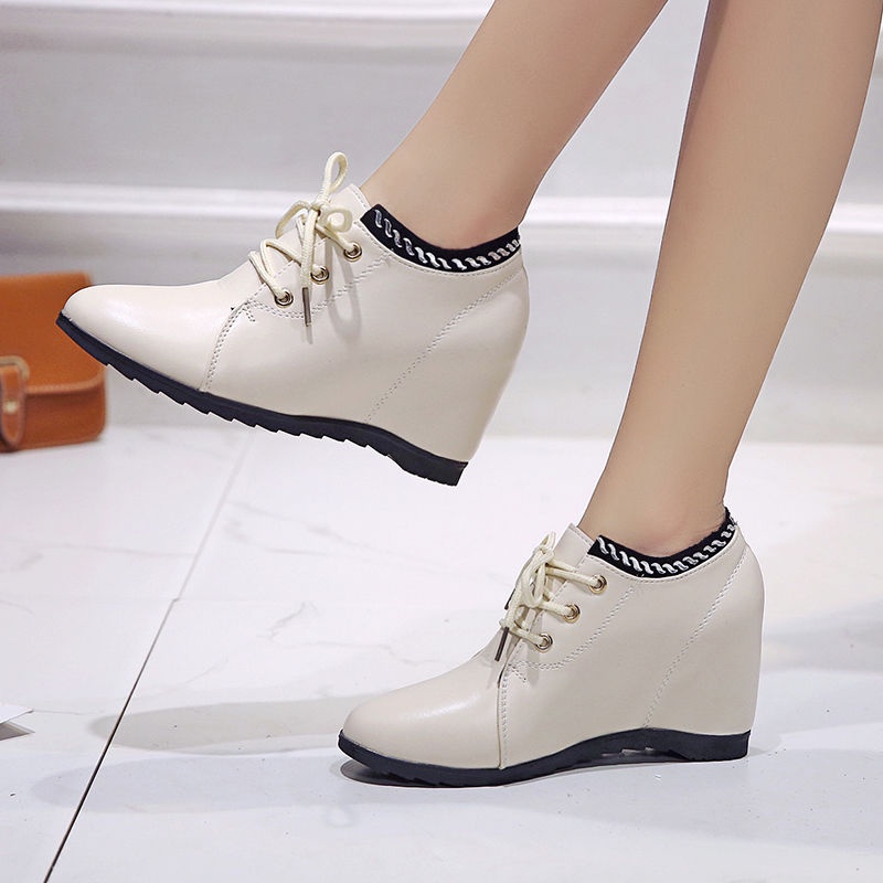 Wedge heel lace up on sale boots