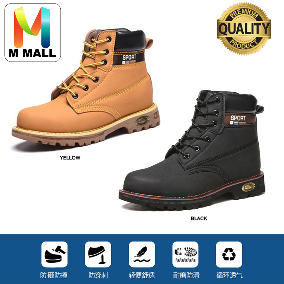 Quality leather 2025 work boots