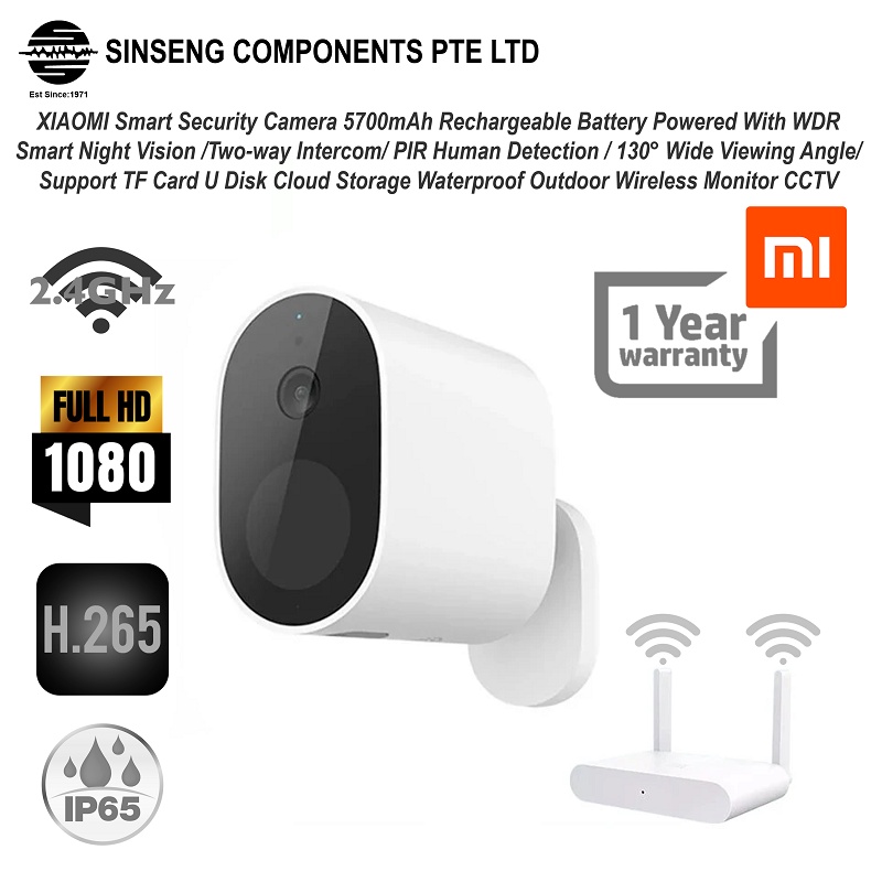 Xiaomi ip camera store battery