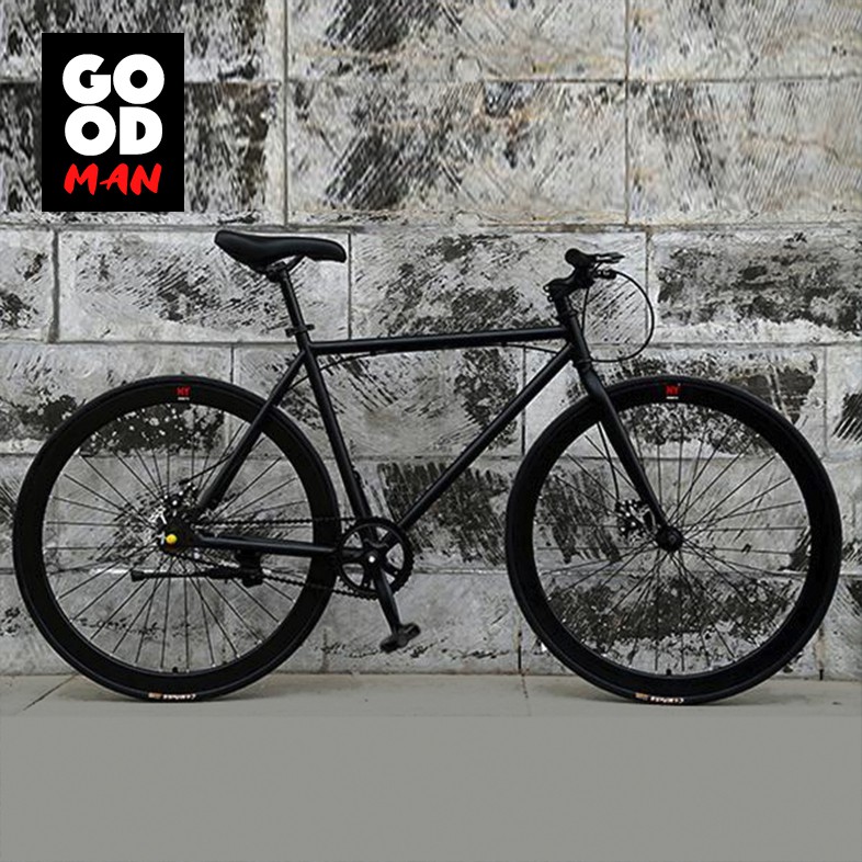 Fixed gear bike with disc online brakes