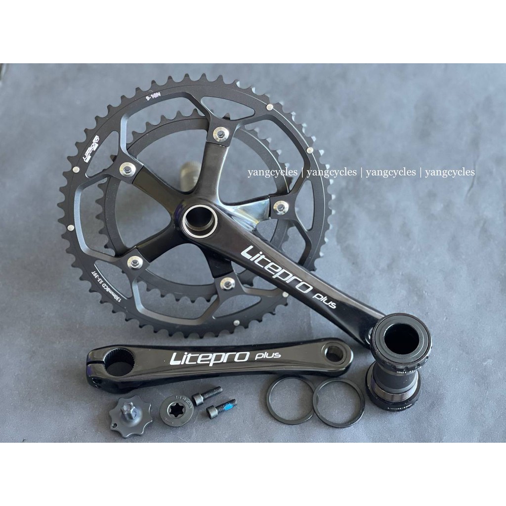 Double hot sale chainring crankset