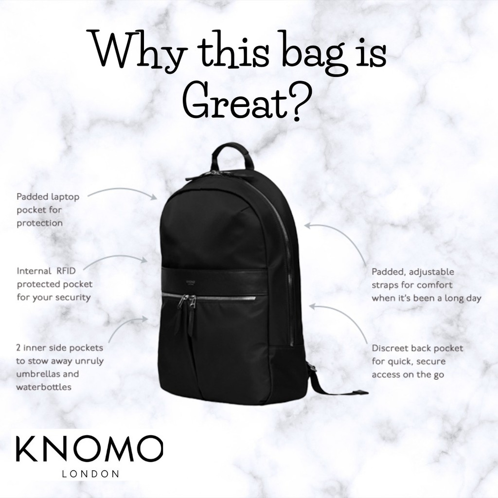 Knomo luggage beauchamp outlet business backpack