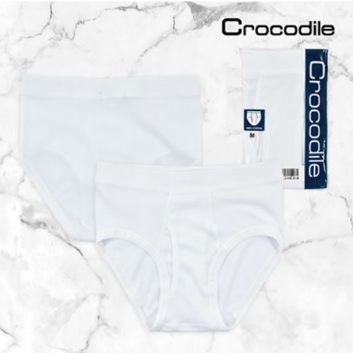 Qoo10 - ☆CROCODILE OFFICIAL STORE☆ MENS FULL COTTON 1-PC PACK