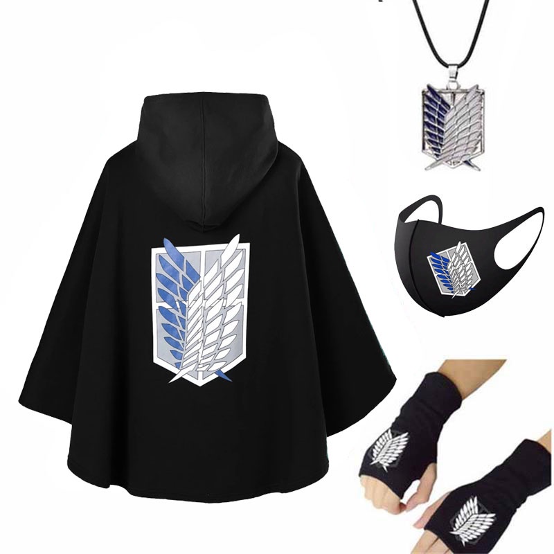 attack on titan wings of freedom hoodie
