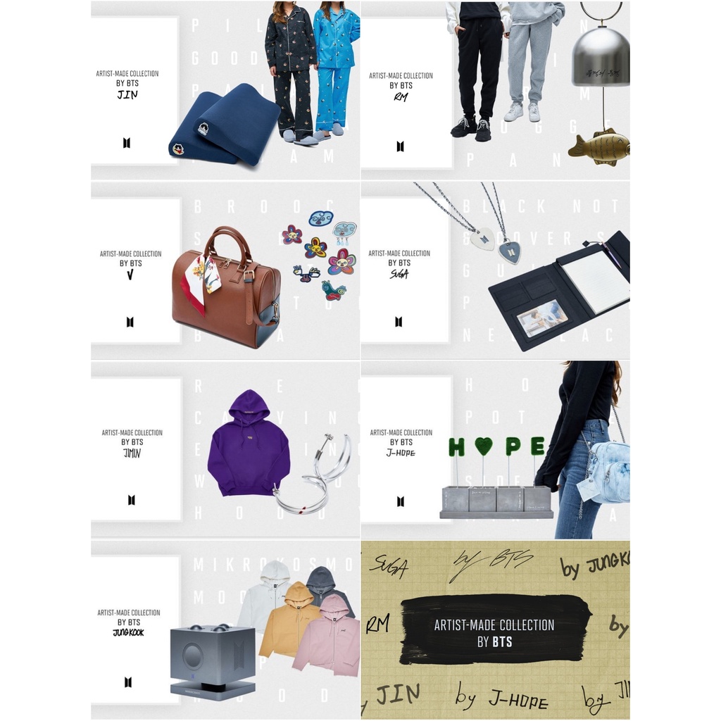BTS Artist-Made Collection By BTS Jin / RM / V / SUGA / Jimin / J 