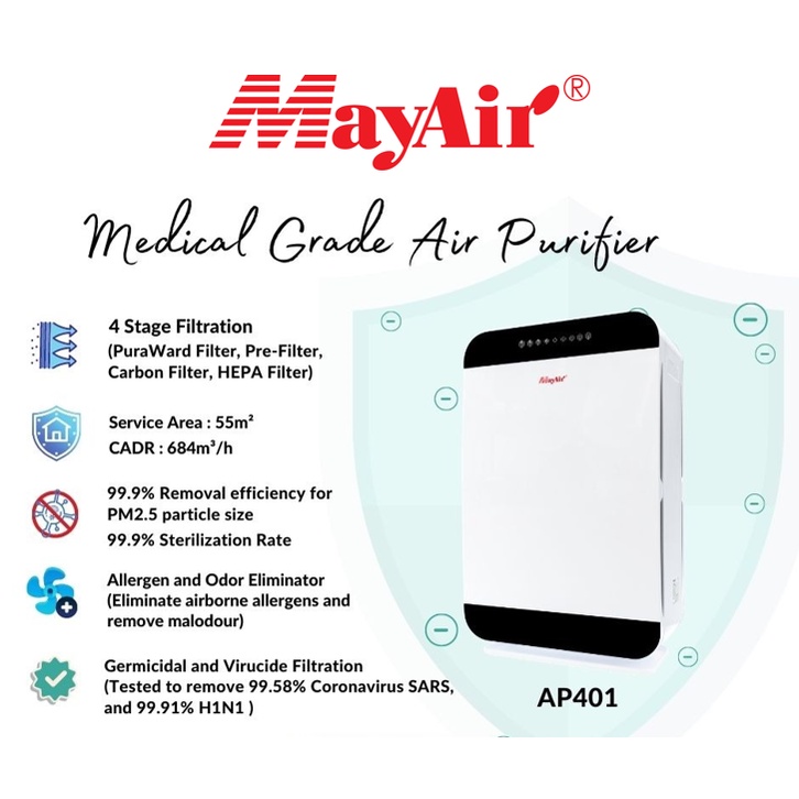 Mayair air deals purifier