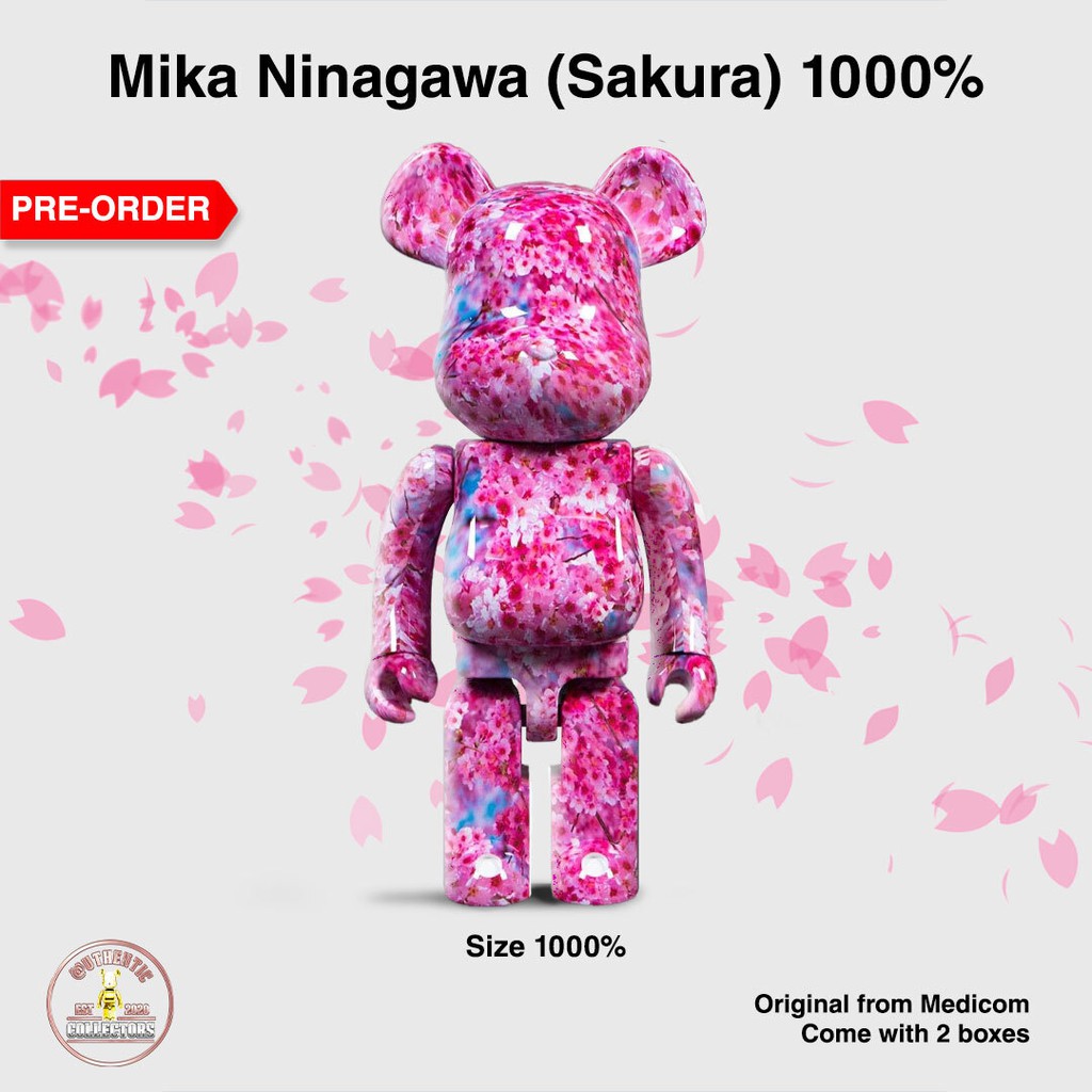 1000% Mika Ninagawa (Sakura) Bearbrick [Pre-Order]