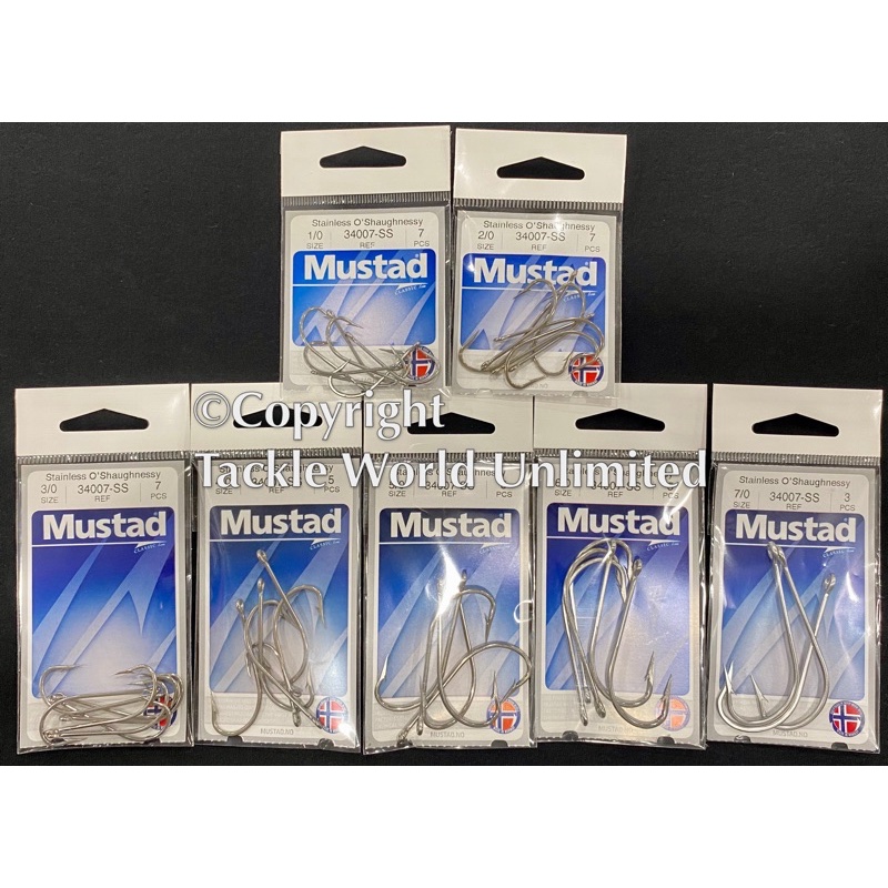 Mustad Stainless O'Shaughnessy 34007-SS