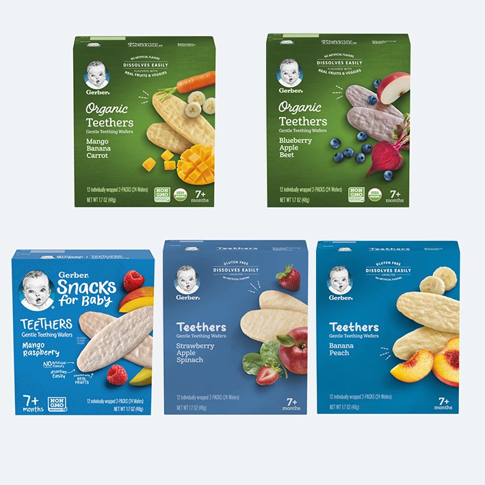 Gerber sales teething wafers