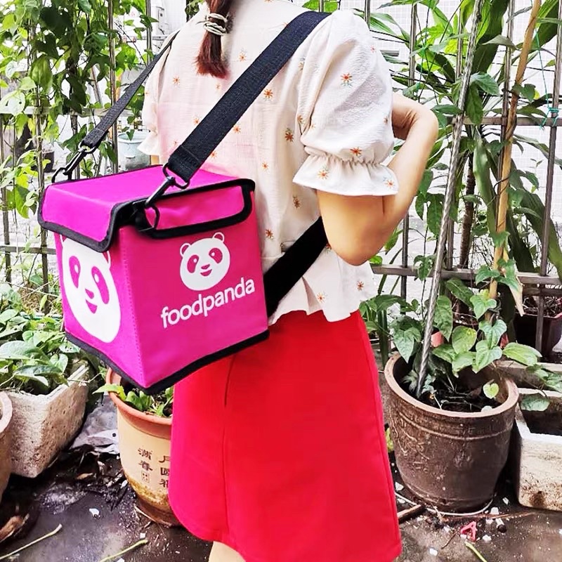 Cute Funny Foodpanda Grab Bag Backpack Delivery Food | Shopee Singapore