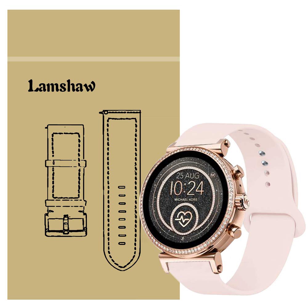 Compatible with Garmin Lily Case, Lamshaw Silicone TPU Protective Case  Cover Slim Guard Bumper Compatible with Garmin Lily Smartwatch (2