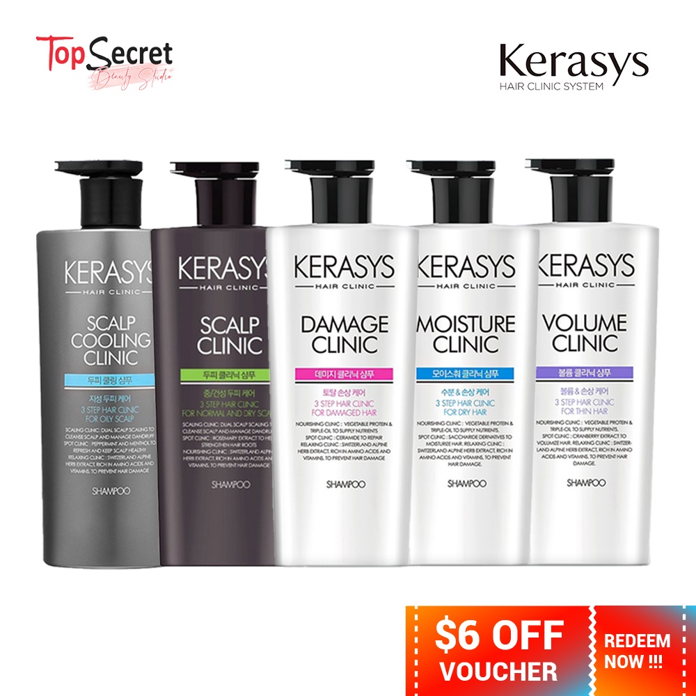 Kerasys Scalp Care Shampoo Deep Cleansing Refil 500ml (Made in Korea)⭐