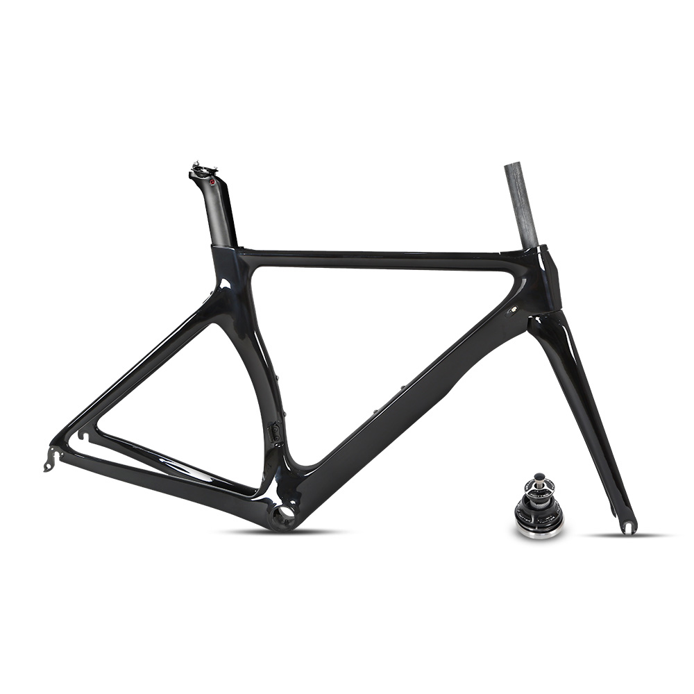 Carbon fiber clearance frameset