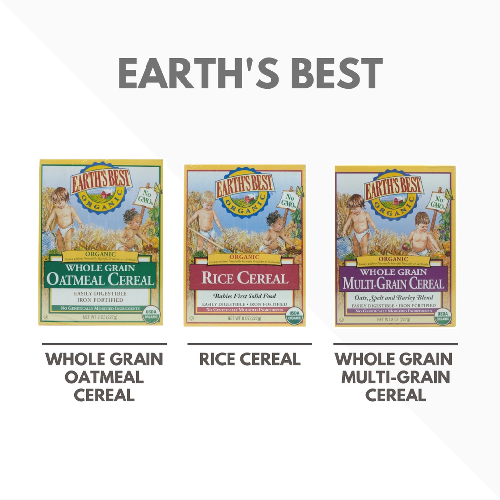 Earth's best sale organic cereal