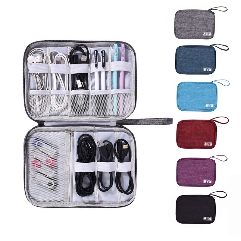 Cable Organizer Bag Travel Electronic Organizers Waterproof Portable Cord  Storage Bag Case For Cable Charger Phone Usb Sd Card - Storage Bags -  AliExpress