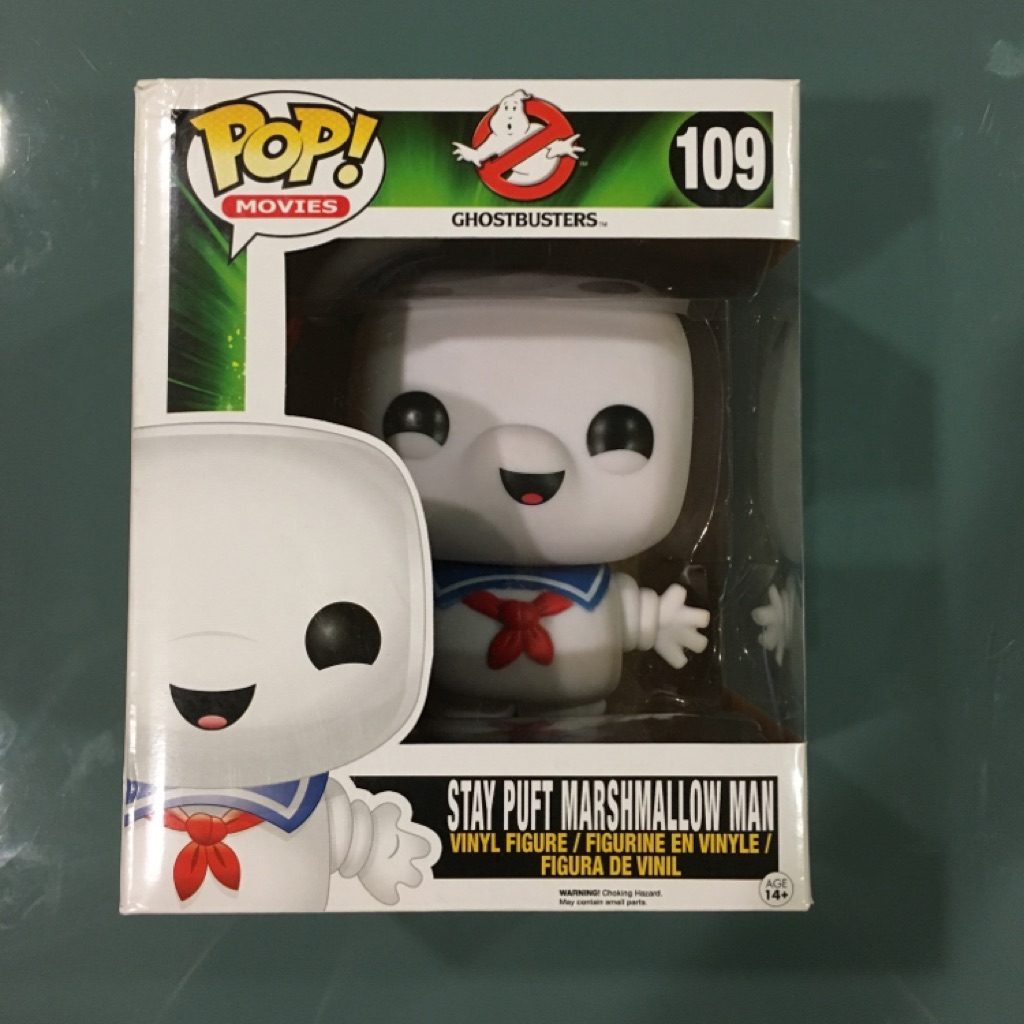 Brand new Funko Pop movies Ghostbusters Stay Puff Marshmallow Man 109