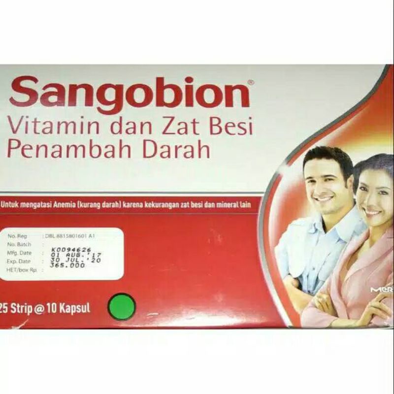 Sangobion Iron 100 capsules Exp March 2025 for Anemia Low Blood