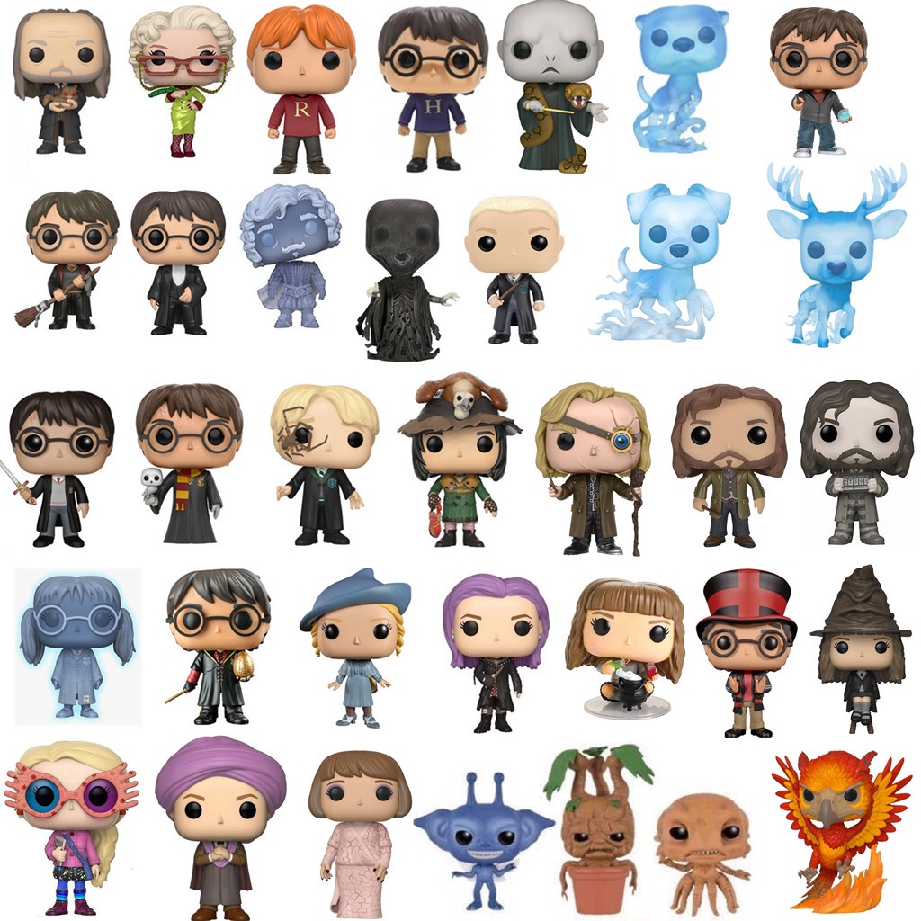 Funko Pop Harry Potter - Hermione Ron Voldemort Malfoy Nick Filch Luna  Fawkes Sirius Black Tonks Rita Action Figure Toys