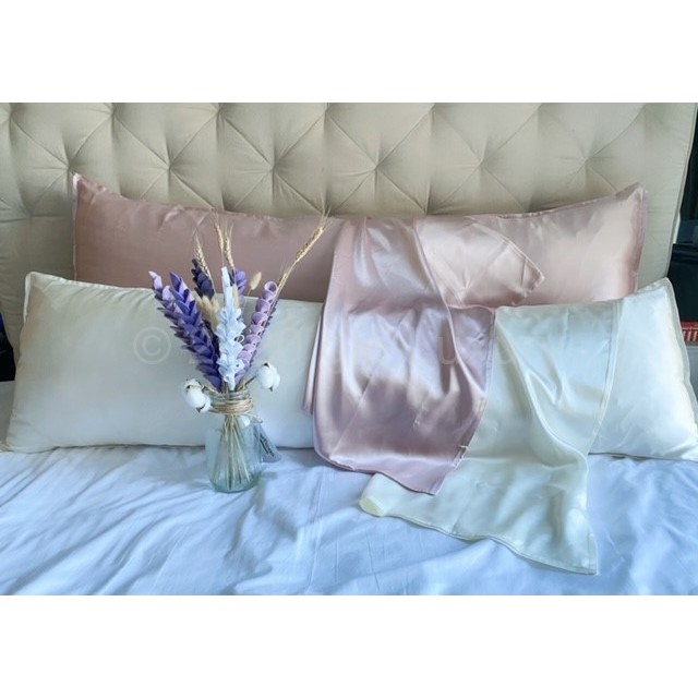 Silk body pillow case sales