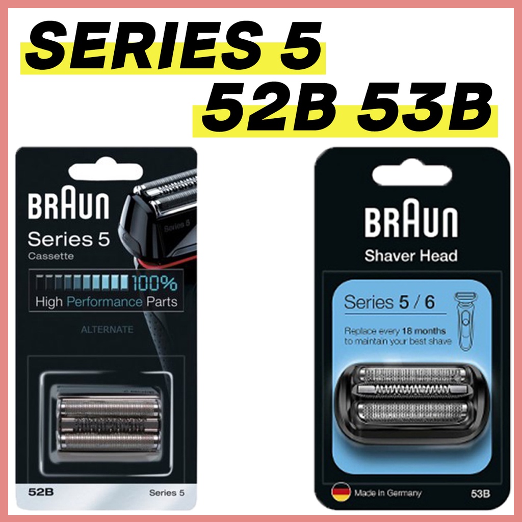 Braun series deals 5 replacement heads