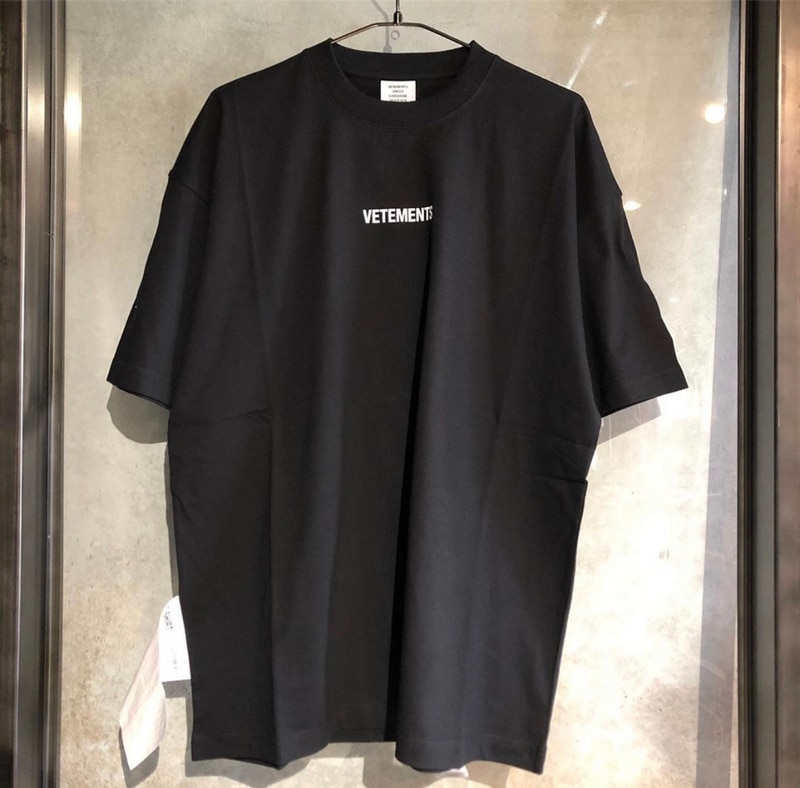 2020 Vetements 2020 Logo Embroidery Big Washing Label Outside