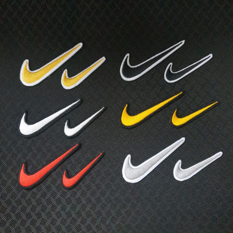 Free: NIKE SWOOSH Logo Mini Size Patch Embroidered Iron/Sew On